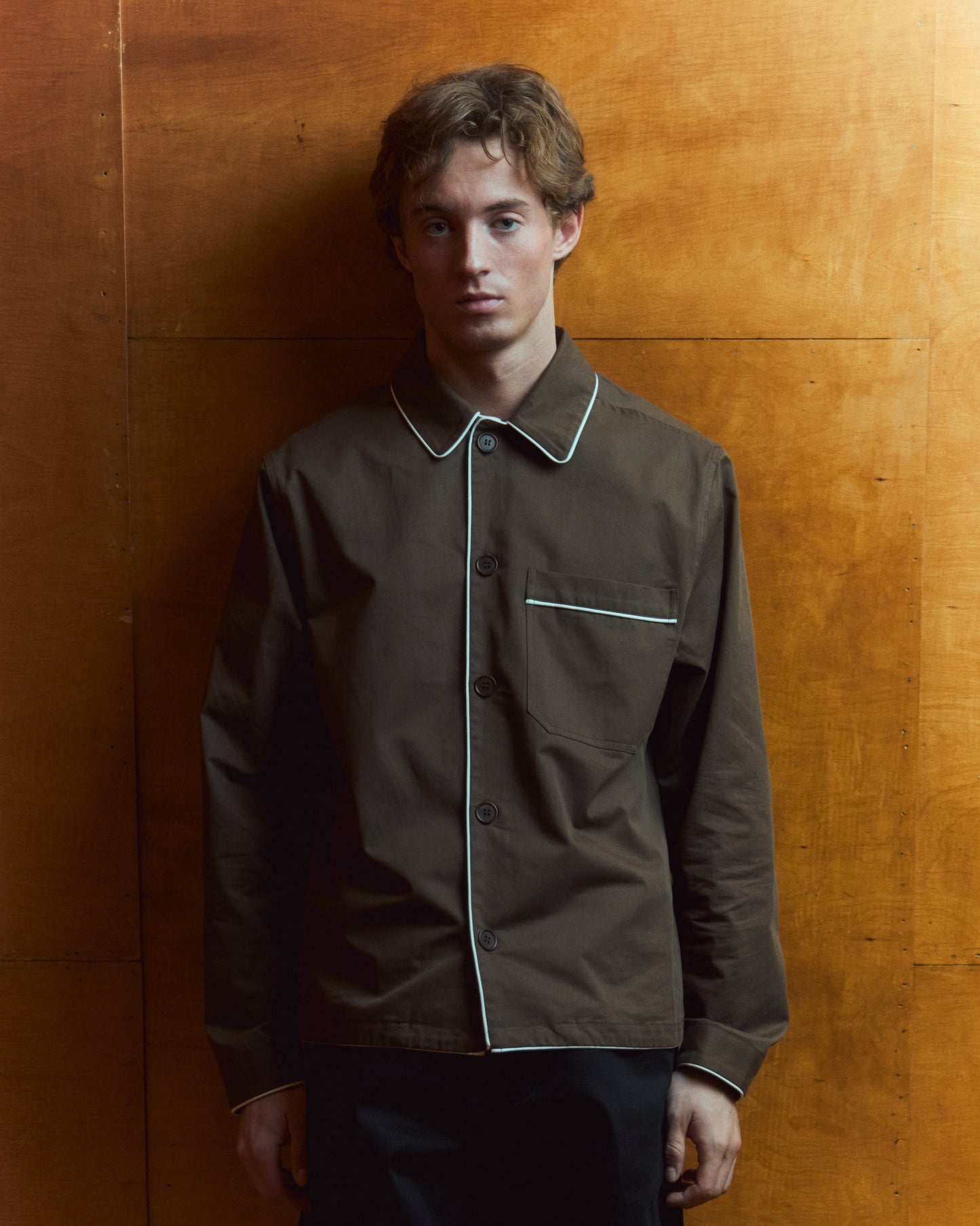 PARLOR SHIRT - MOCHA BROWN