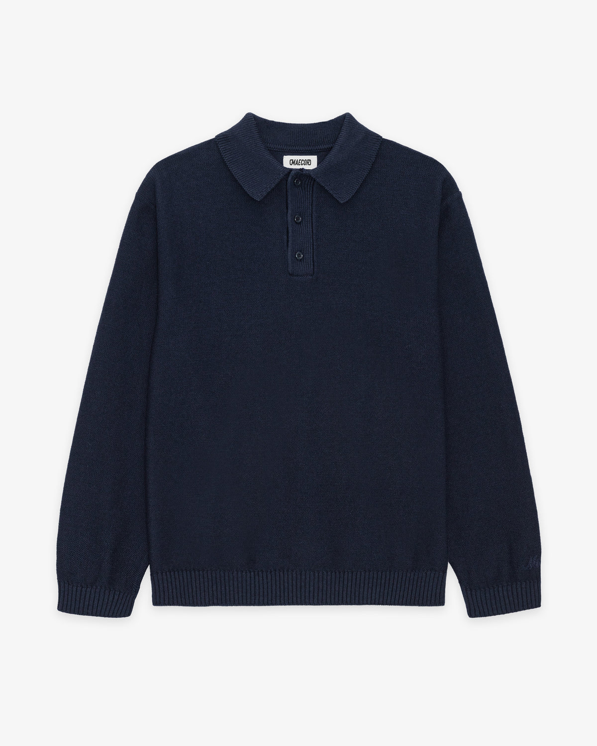 PURL POLO KNIT - MIDNIGHT – MAECOR