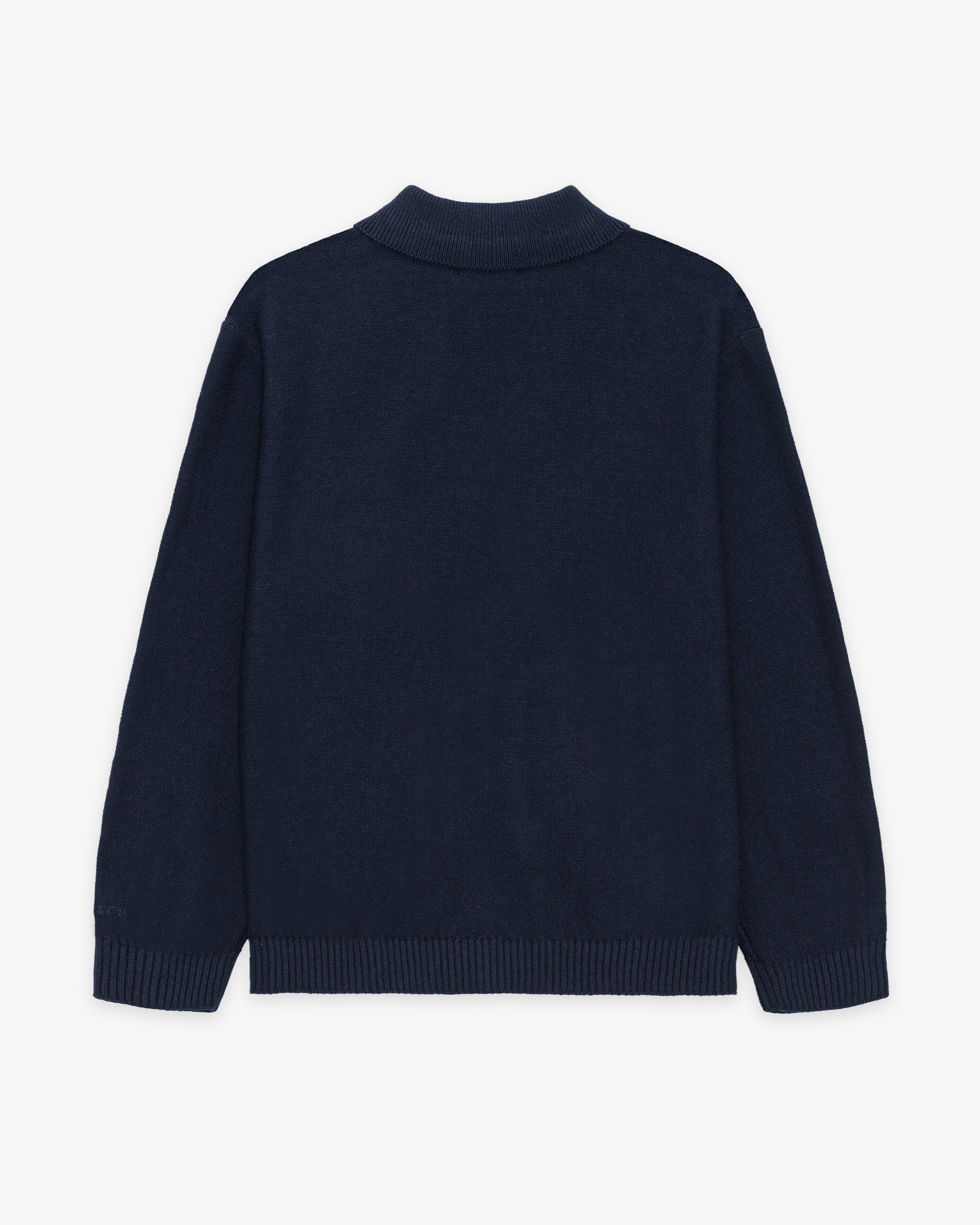 PURL POLO KNIT - MIDNIGHT – MAECOR