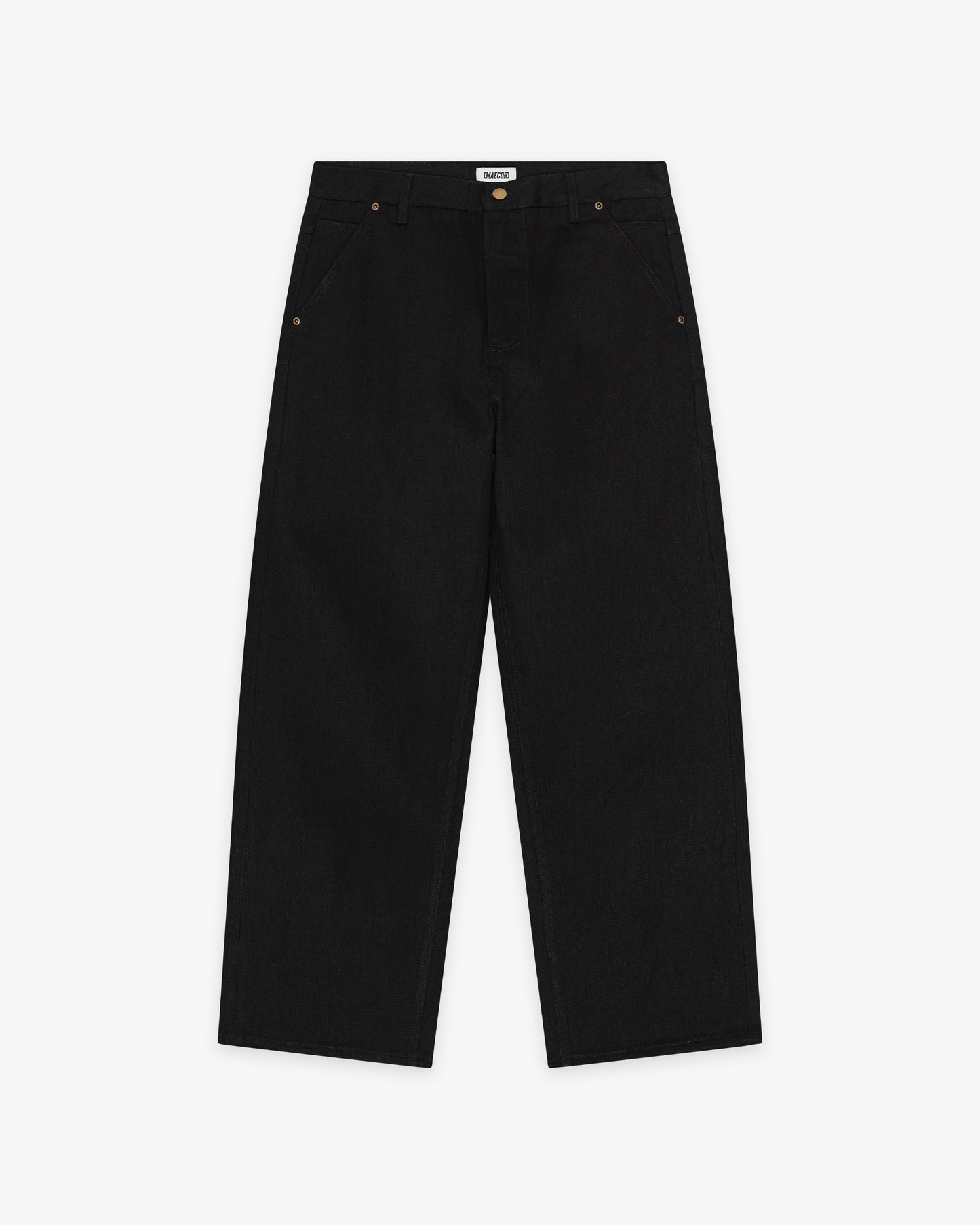 SELVEDGE RAW JEANS - JET BLACK