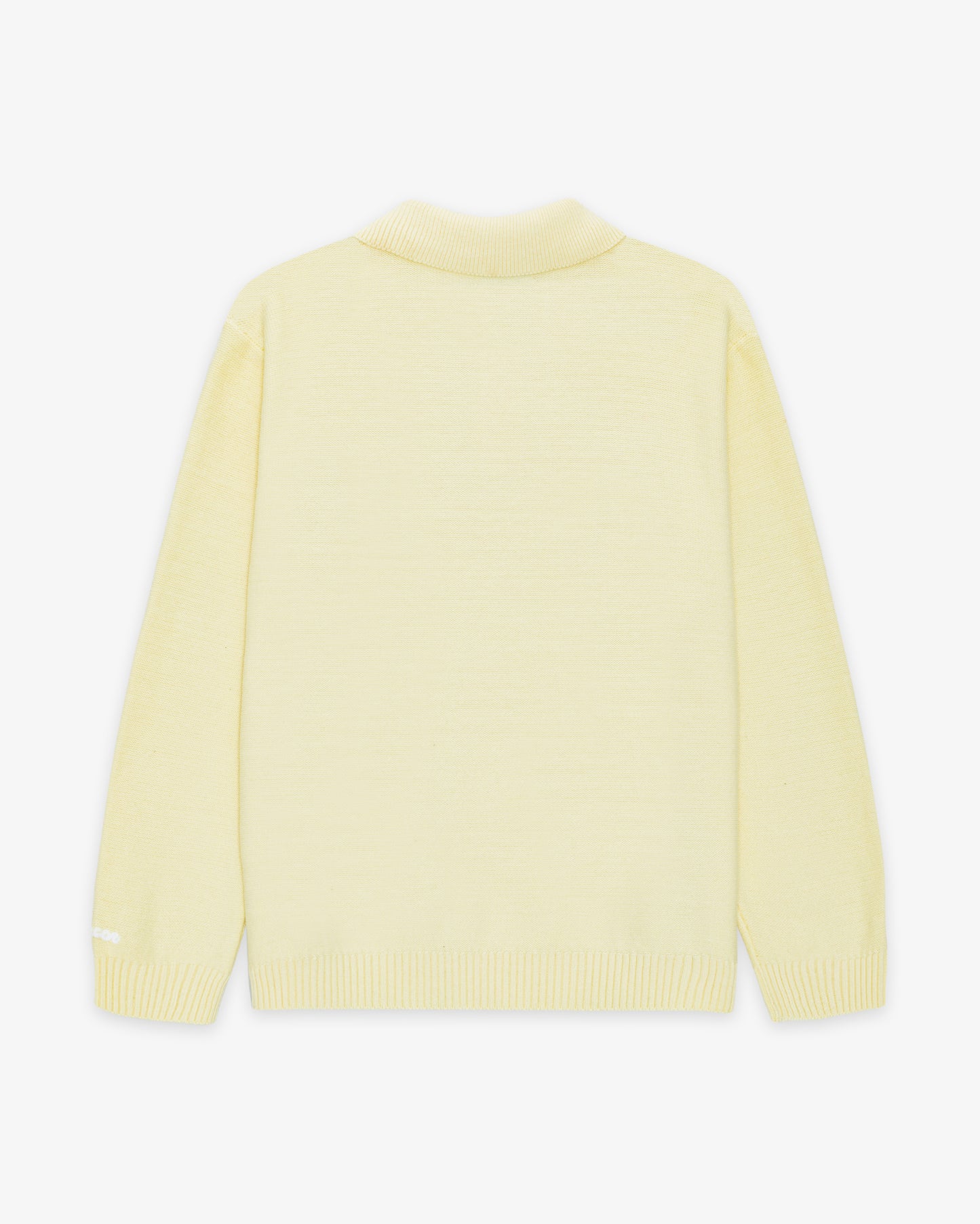 PURL POLO KNIT - PASTEL YELLOW