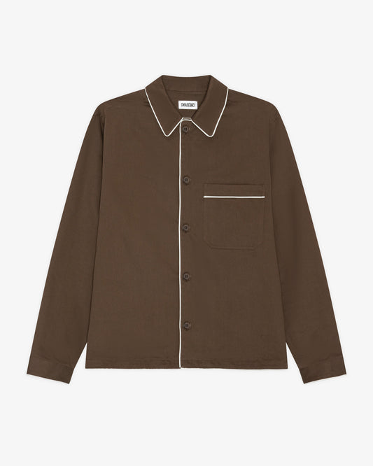 PARLOR SHIRT - MOCHA BROWN