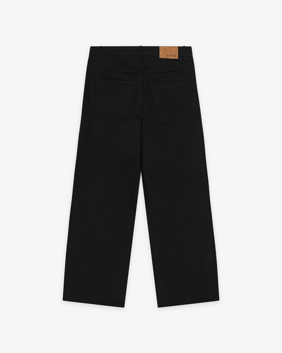 SELVEDGE RAW JEANS - JET BLACK