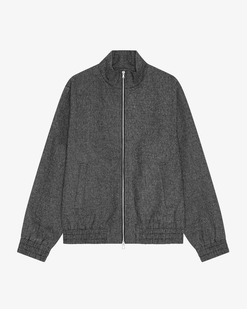 AKSEL ZIP - GREY MELANGE