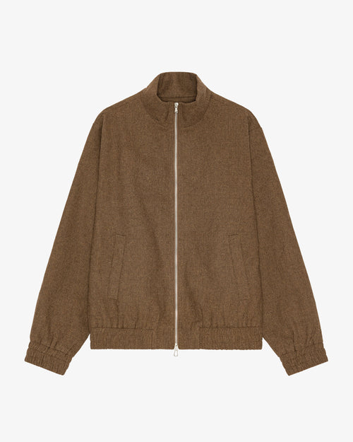 AKSEL ZIP - PECAN MELANGE